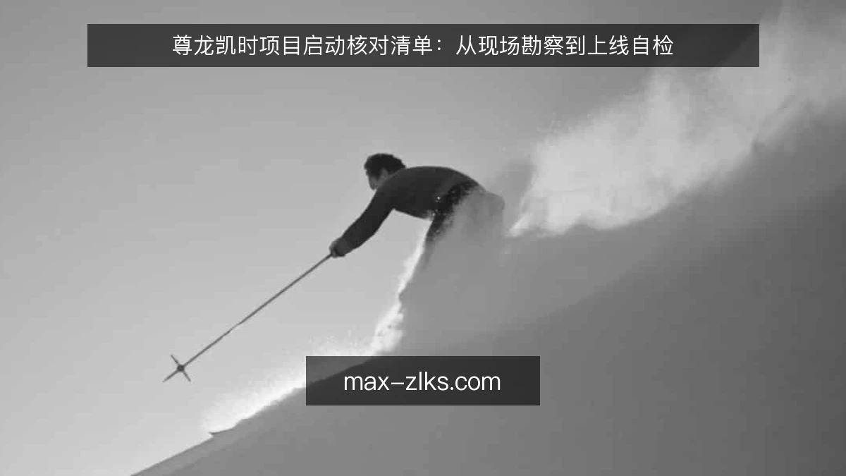 尊龙凯时项目启动核对清单：从现场勘察到上线自检